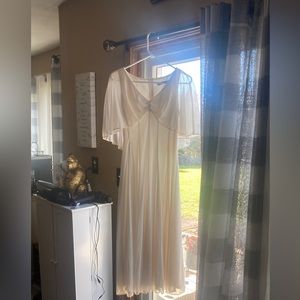 Woman’s White Dress
